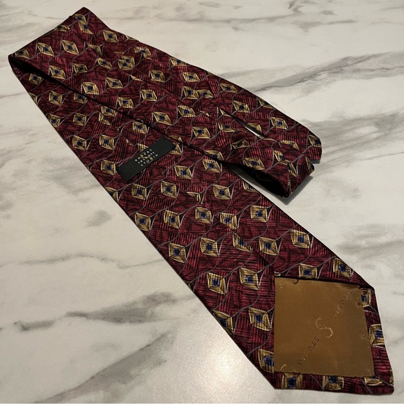 Robert Talbott Studio 100% Silk Abstract Tie - Picture 2 of 5
